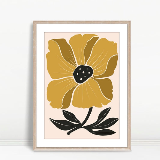 YF Golden Flower with Black Center