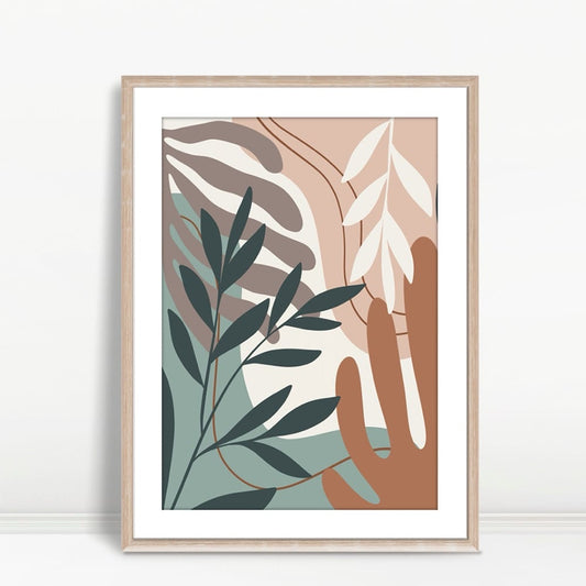 YF Abstract Garden Boho Harmony Wall