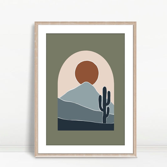 YF Desert Cactus in Arched Scene