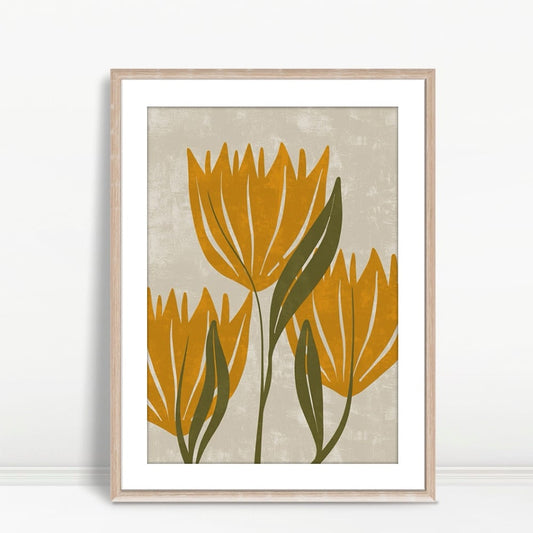 YF Tall Golden Flowers Growing Up