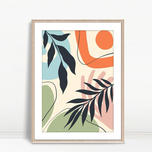 YF Playful Garden Boho Wall Art
