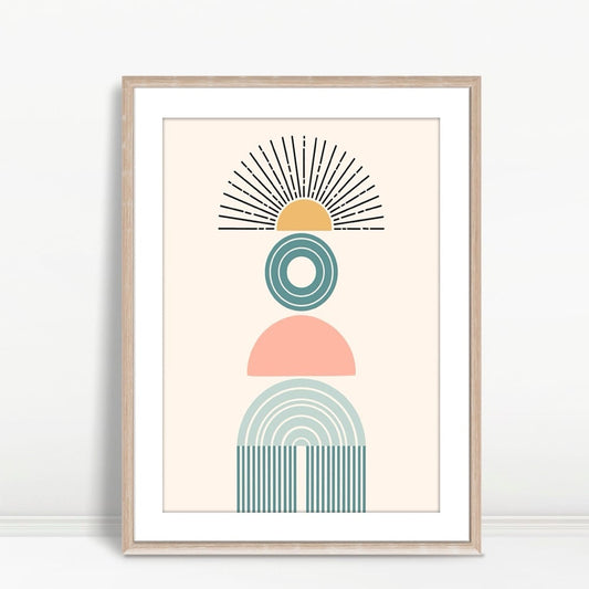YF Serene Line Art Boho Portrait