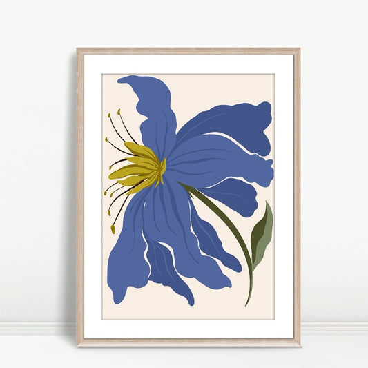 YF Sage Green Boho Bold Flower