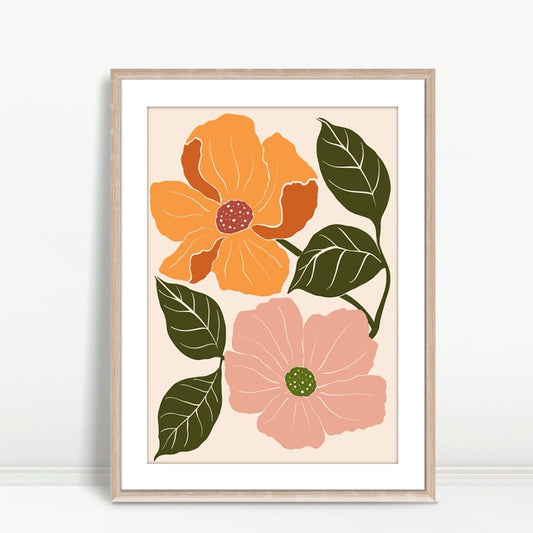 YF Bold Jungle Leaf Boho Print