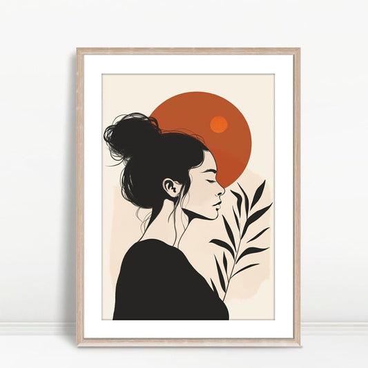YF Boho Lady with Rust Sun