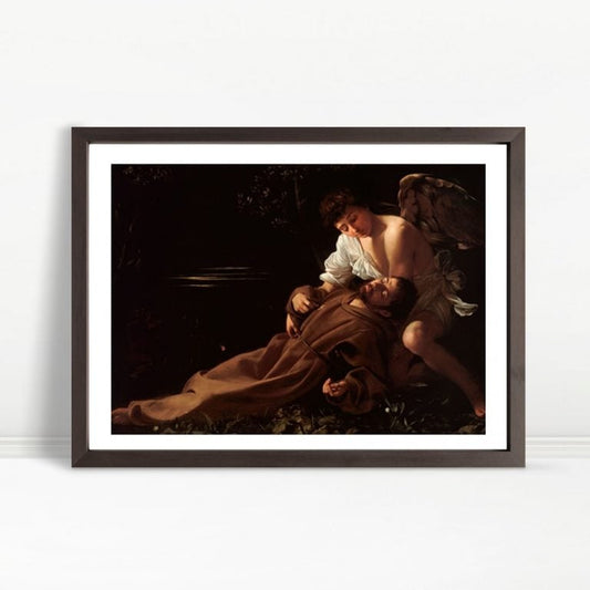 YF Angel Comforts Saint Francis In Forest
