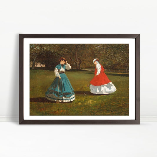 YF A Game of Croquet (1866) by Winslow Homer