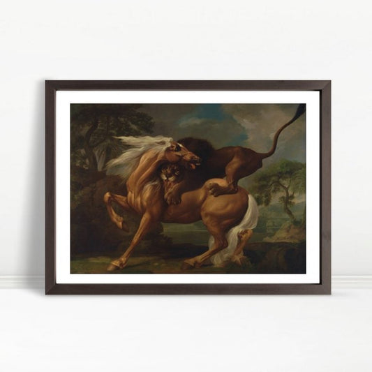 YF A Lion Attacking a Horse (1762)