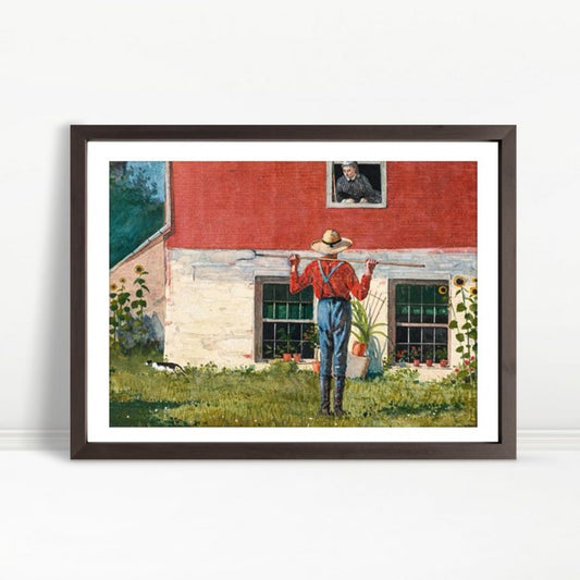 YF In the Garden (1874) by Winslow Homer