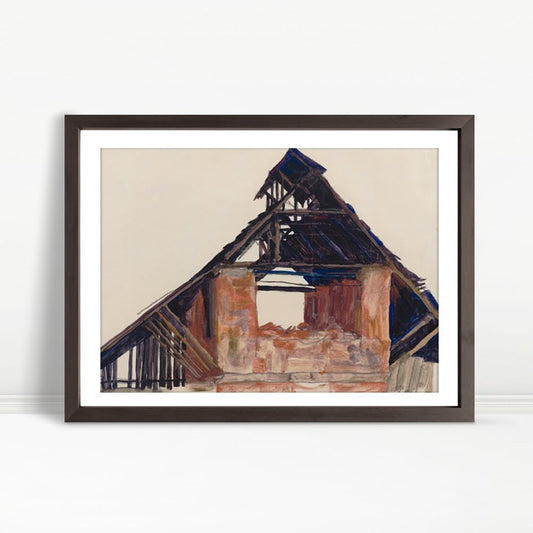 YF Exposed Rafters Rustic Barn Ruins