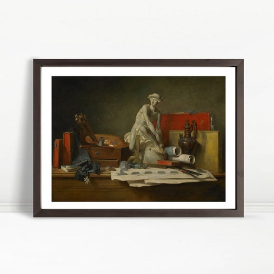 YF Artist’s Desk with Sculpture and Sketches