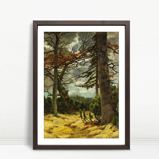 YF Autumn Forest Under Moody Skies