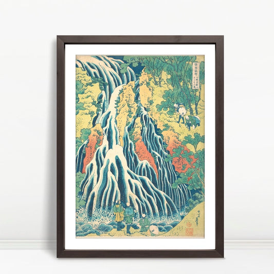 YF Cascading Waterfall With Forest Onlookers