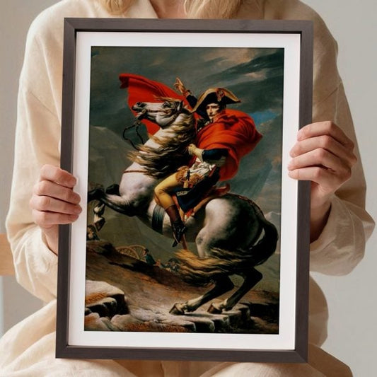 YF Napoleon Crossing the Alps (1801-1805) by Jacques-Louis David