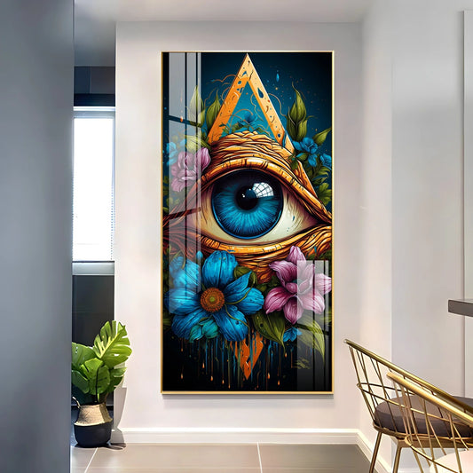 A Floral Vision Premium Acrylic Vertical Wall Art