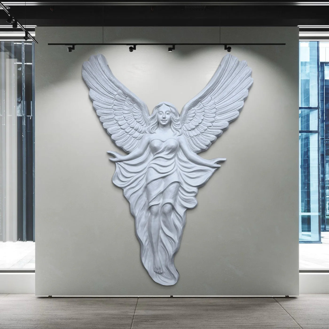 7X5 Feet European Theme Inspired Angel With Wings Decor
