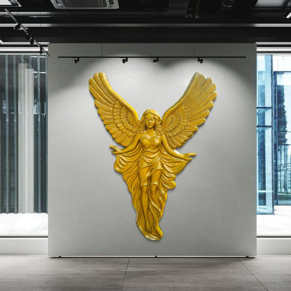 7X5 Feet European Theme Inspired Angel With Wings Decor
