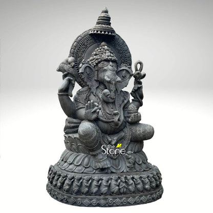 Large Stone Ganesh Garden Statue 6ft