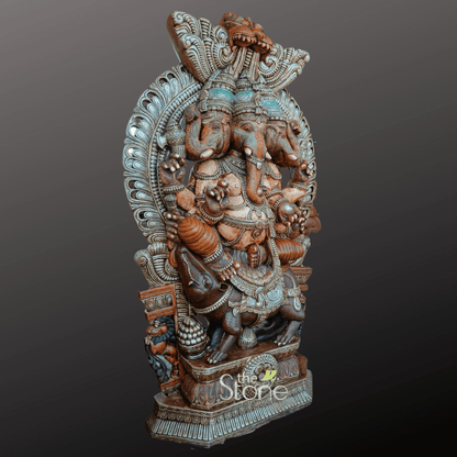 Wooden Vinayagar 6.5ft