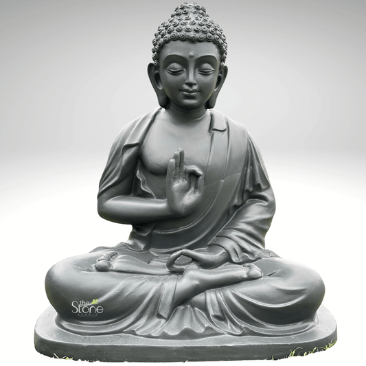Black Buddha Statue For Home 24″
