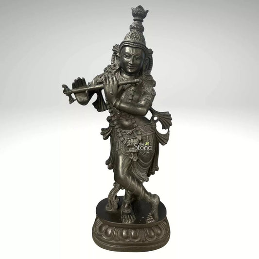 Black krishna Statue 2ft