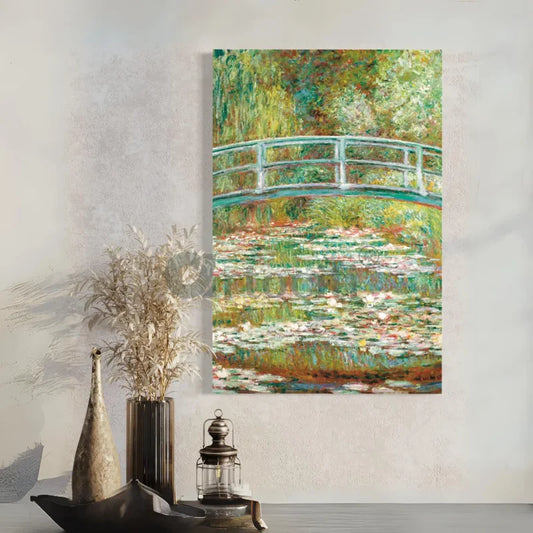 Bridge Over a Pond of Water Lilies by Claude Monet Giclee Print