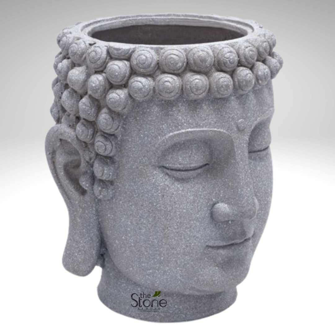 Garden Planter Buddha Head Sculpture 3ft