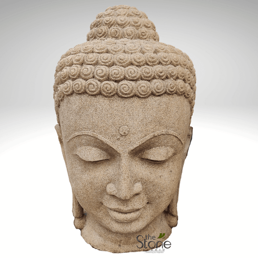 Buddha Head Garden Statue 2ft