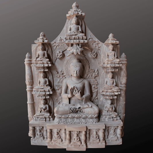 Buddha Stone Mural 18″