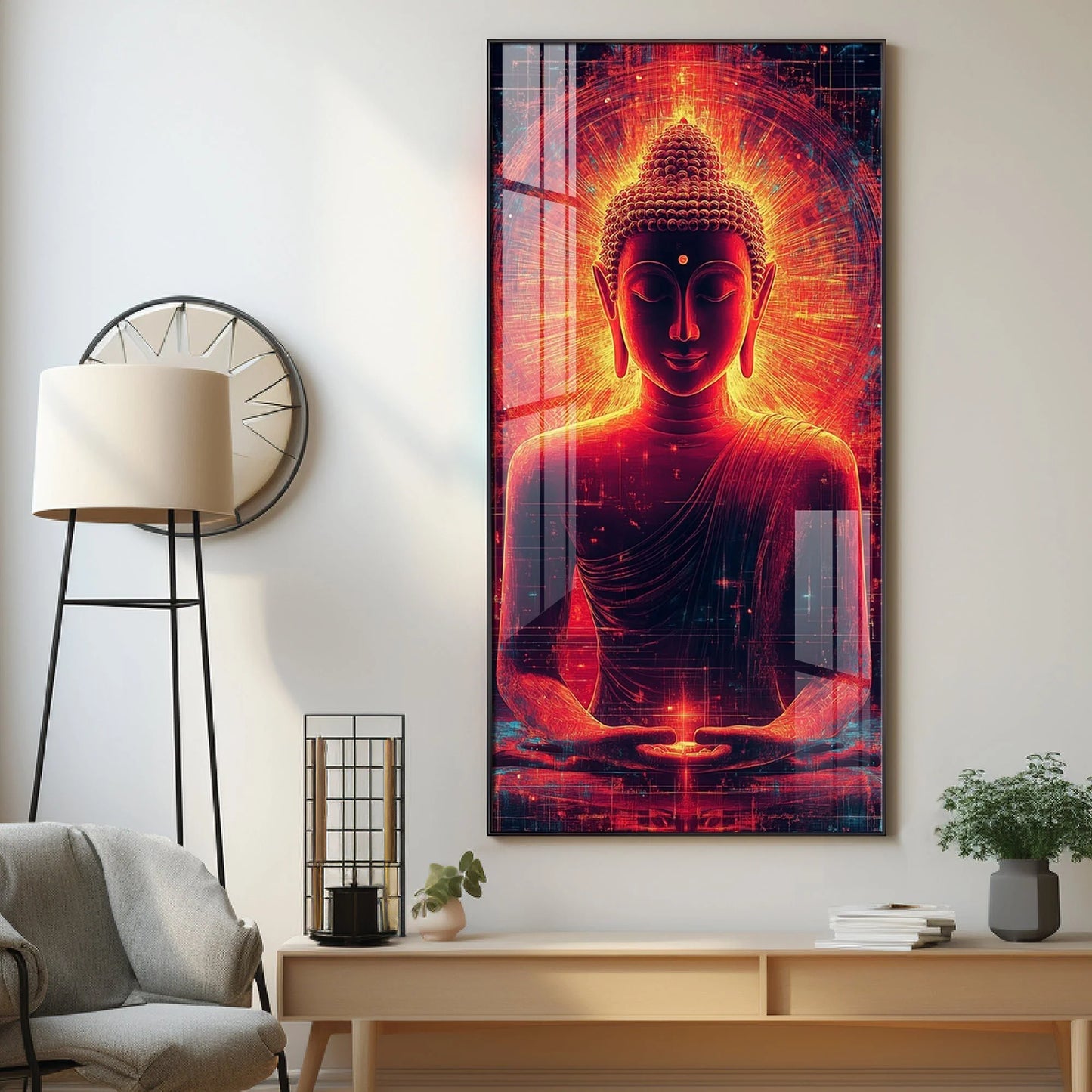 Buddha's Embrace Premium Acrylic Wall Art