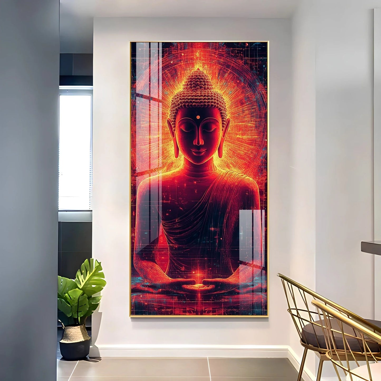 Buddha's Embrace Premium Acrylic Wall Art