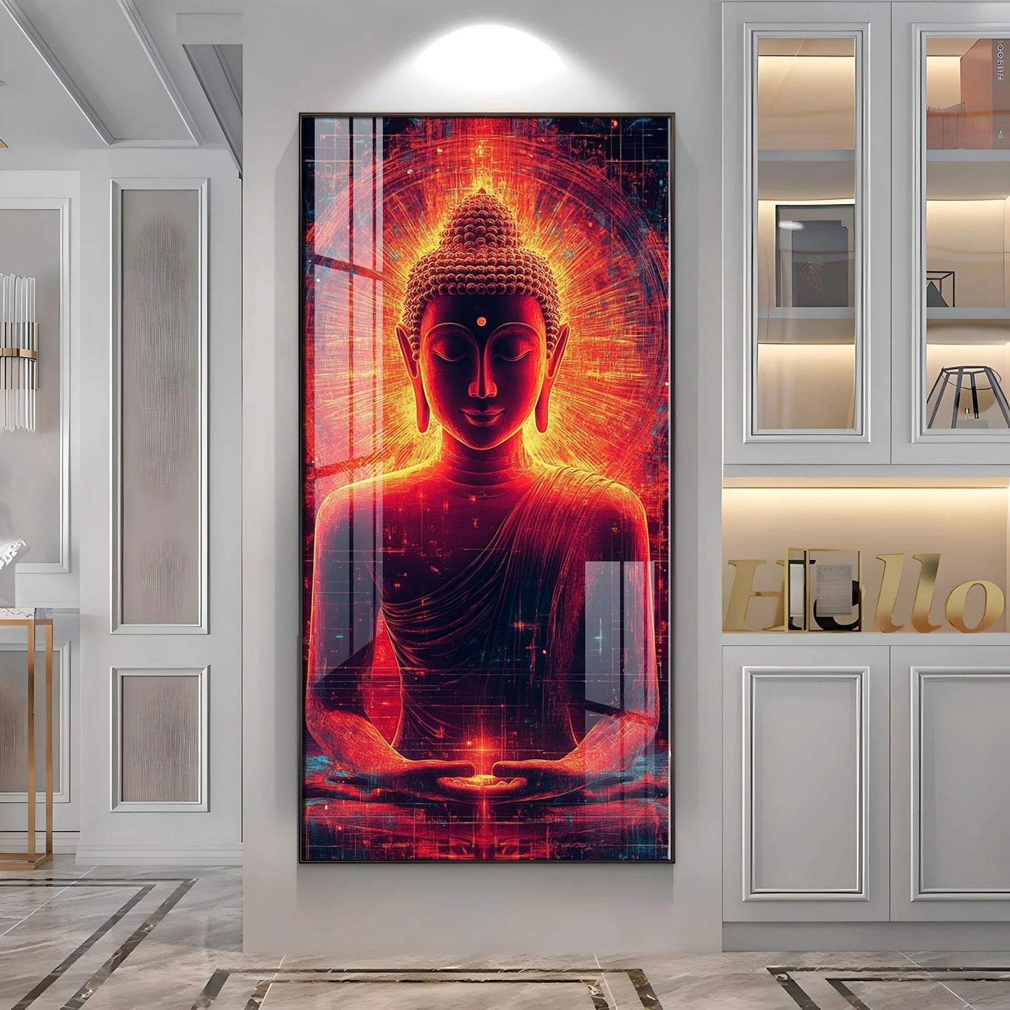 Buddha's Embrace Premium Acrylic Wall Art