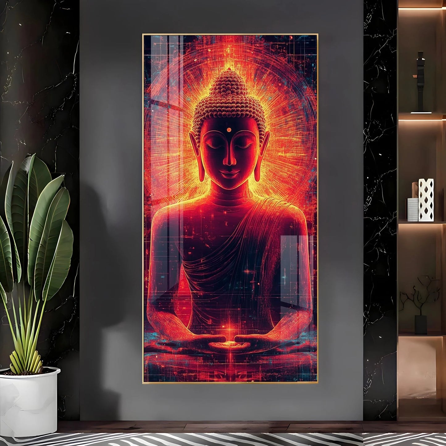 Buddha's Embrace Premium Acrylic Wall Art