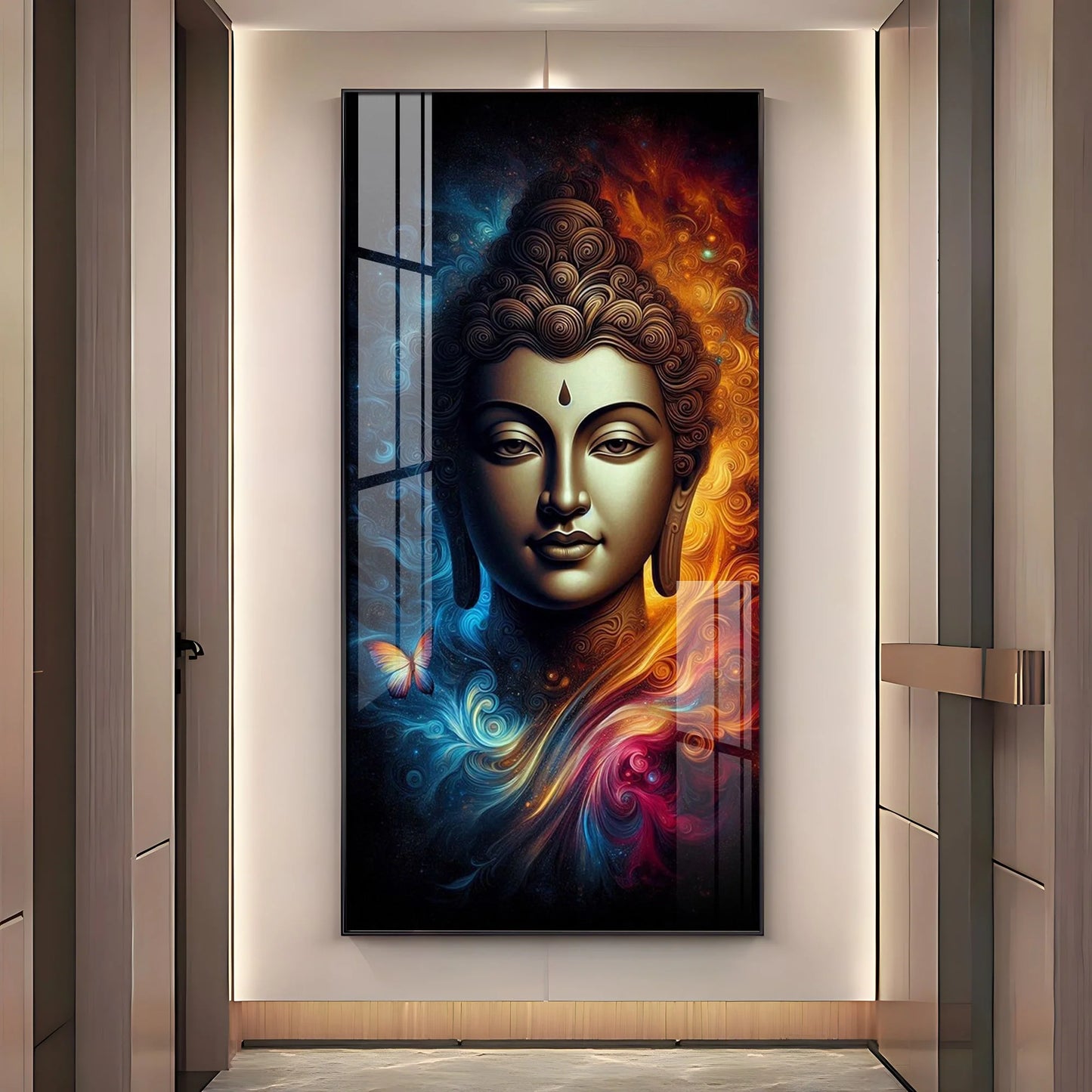 Buddha's Enlightened Ambiance Premium Acrylic Wall Art