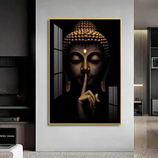 Buddha's Stillness Premium Acrylic Wall Art