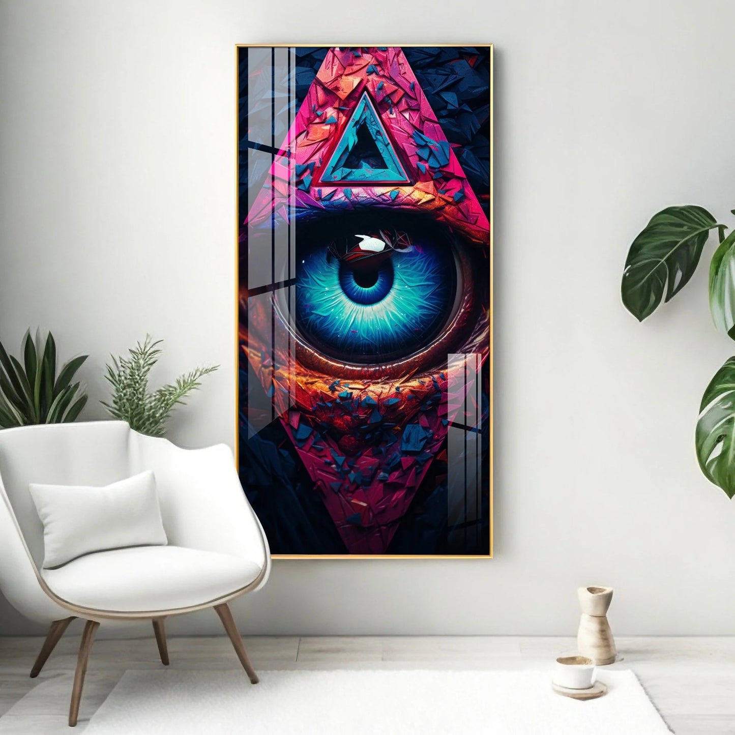 Corridor Vision Premium Acrylic Vertical Wall Art
