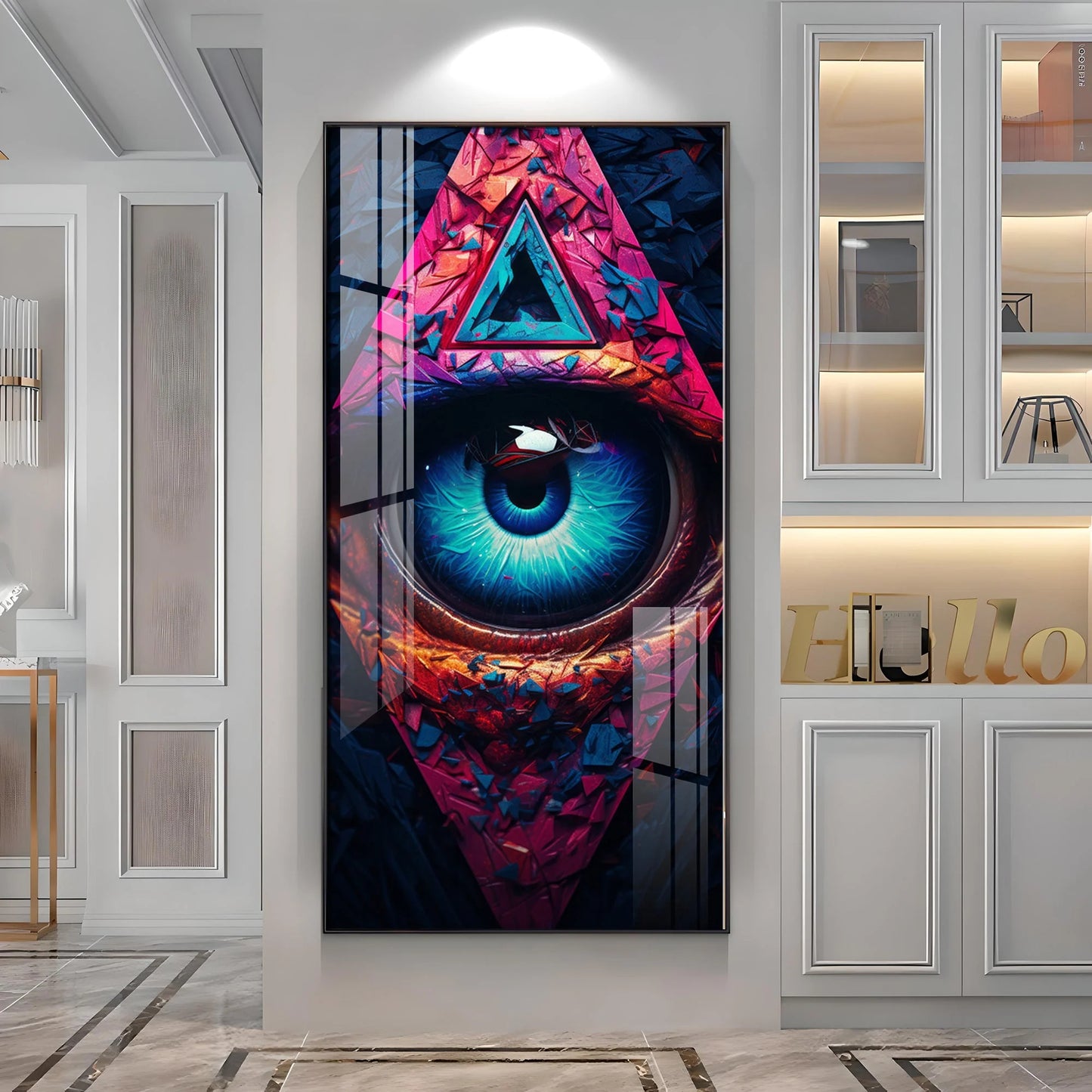 Corridor Vision Premium Acrylic Vertical Wall Art