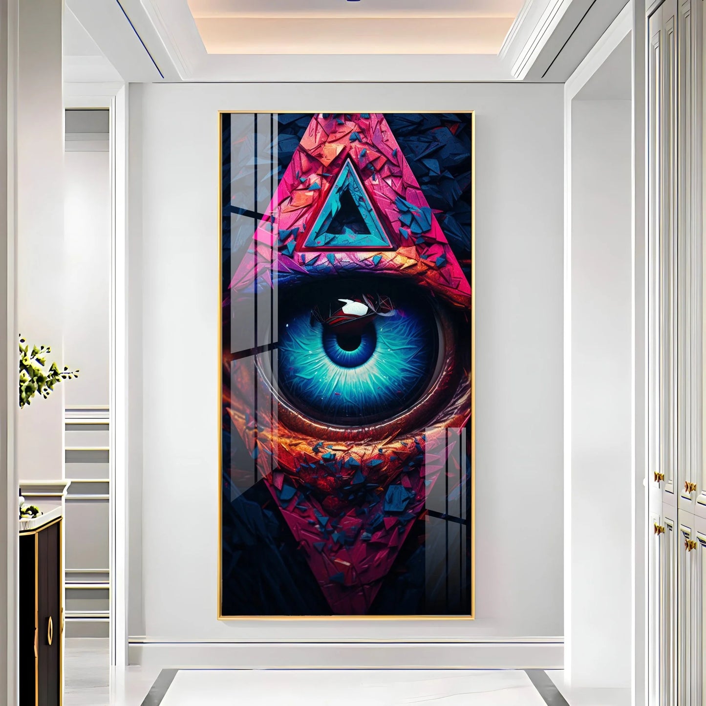 Corridor Vision Premium Acrylic Vertical Wall Art