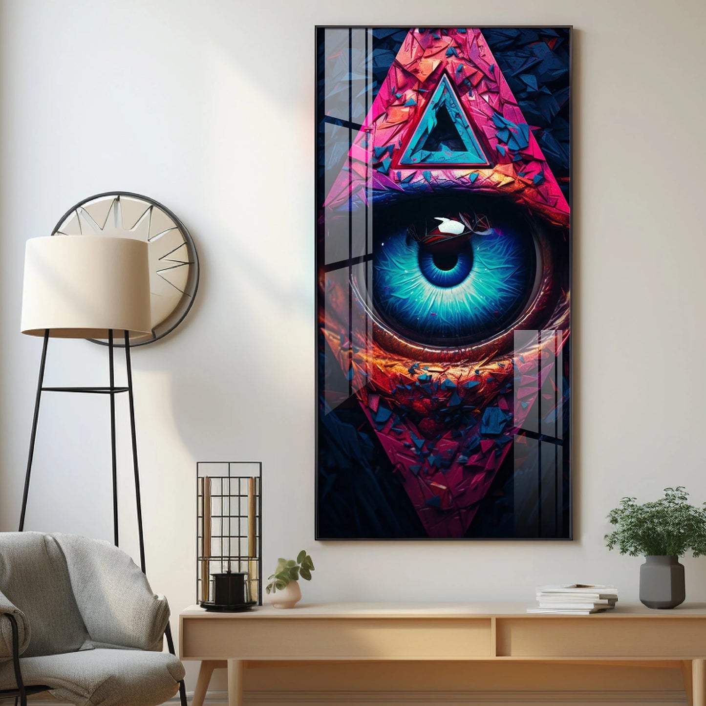 Corridor Vision Premium Acrylic Vertical Wall Art