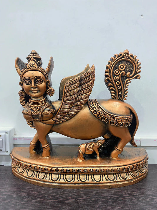 Kamdhenu The Sacred Cow Relief Mural Sculpture
