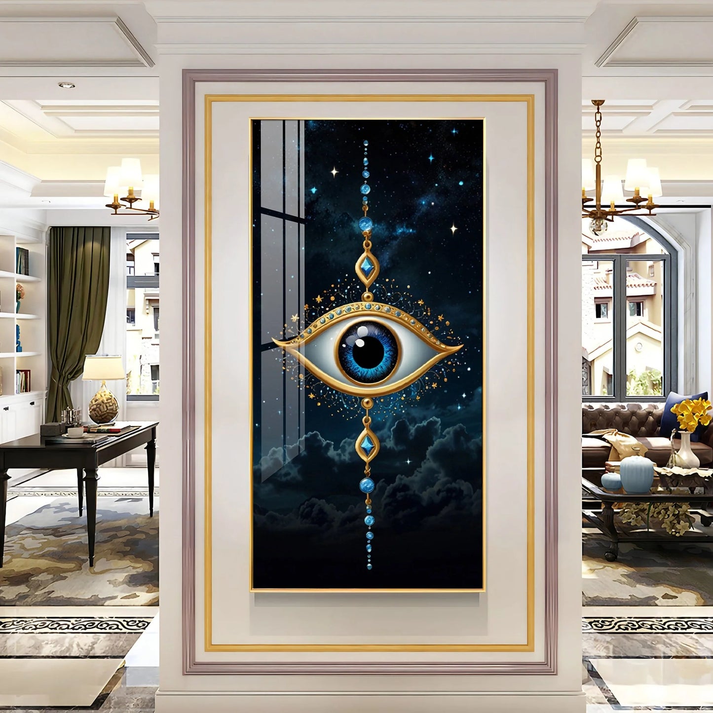 Eye of Perception Premium Acrylic Vertical Wall Art
