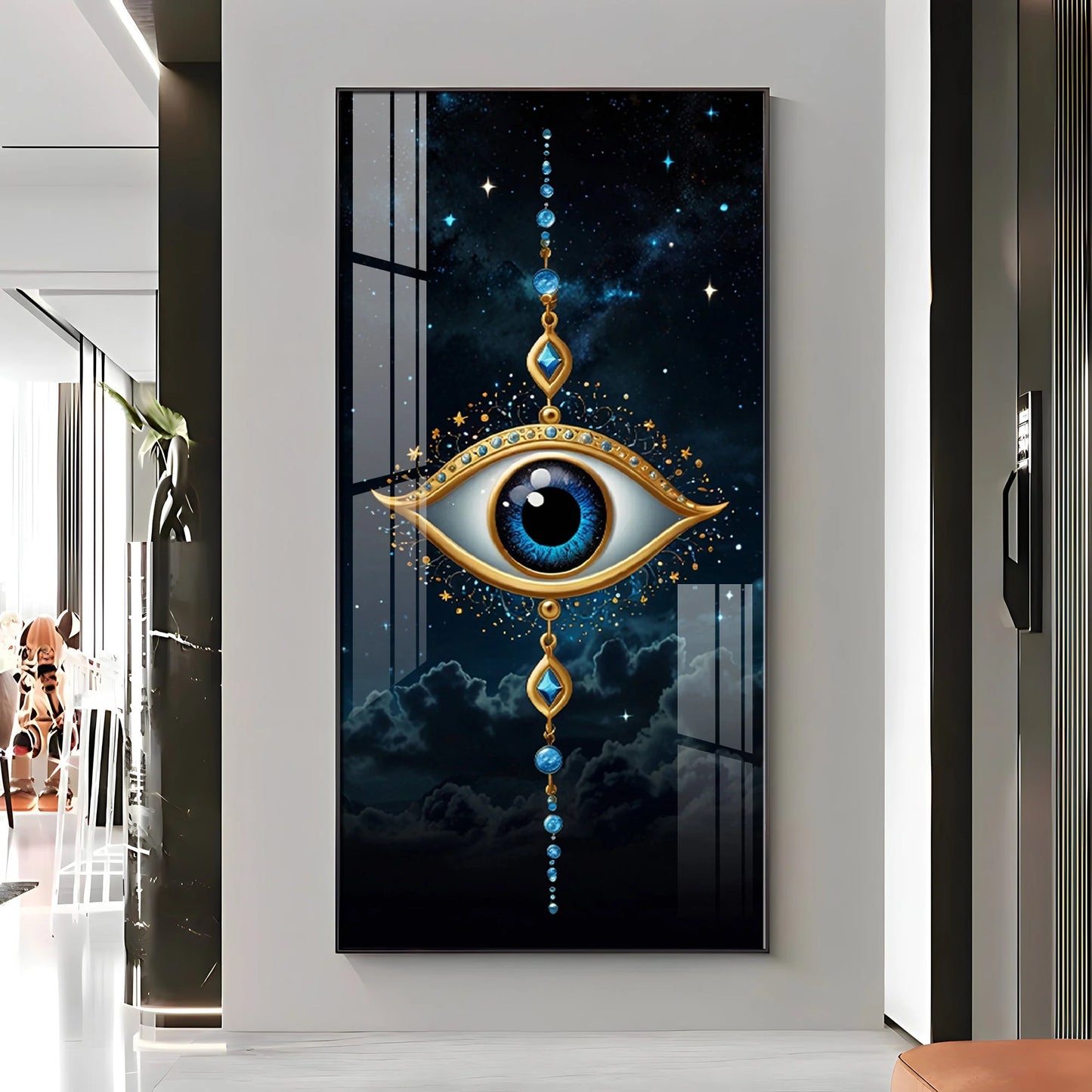 Eye of Perception Premium Acrylic Vertical Wall Art
