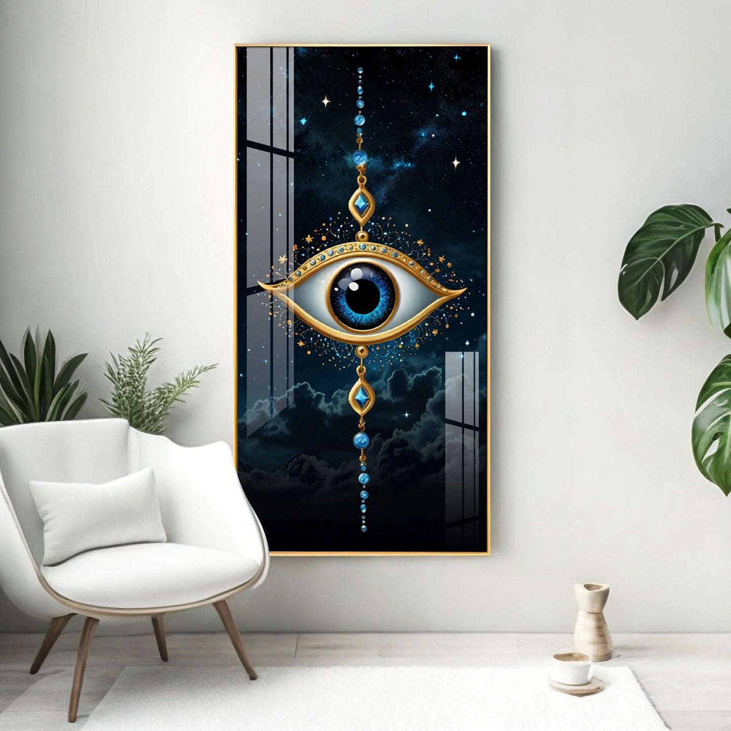 Eye of Perception Premium Acrylic Vertical Wall Art