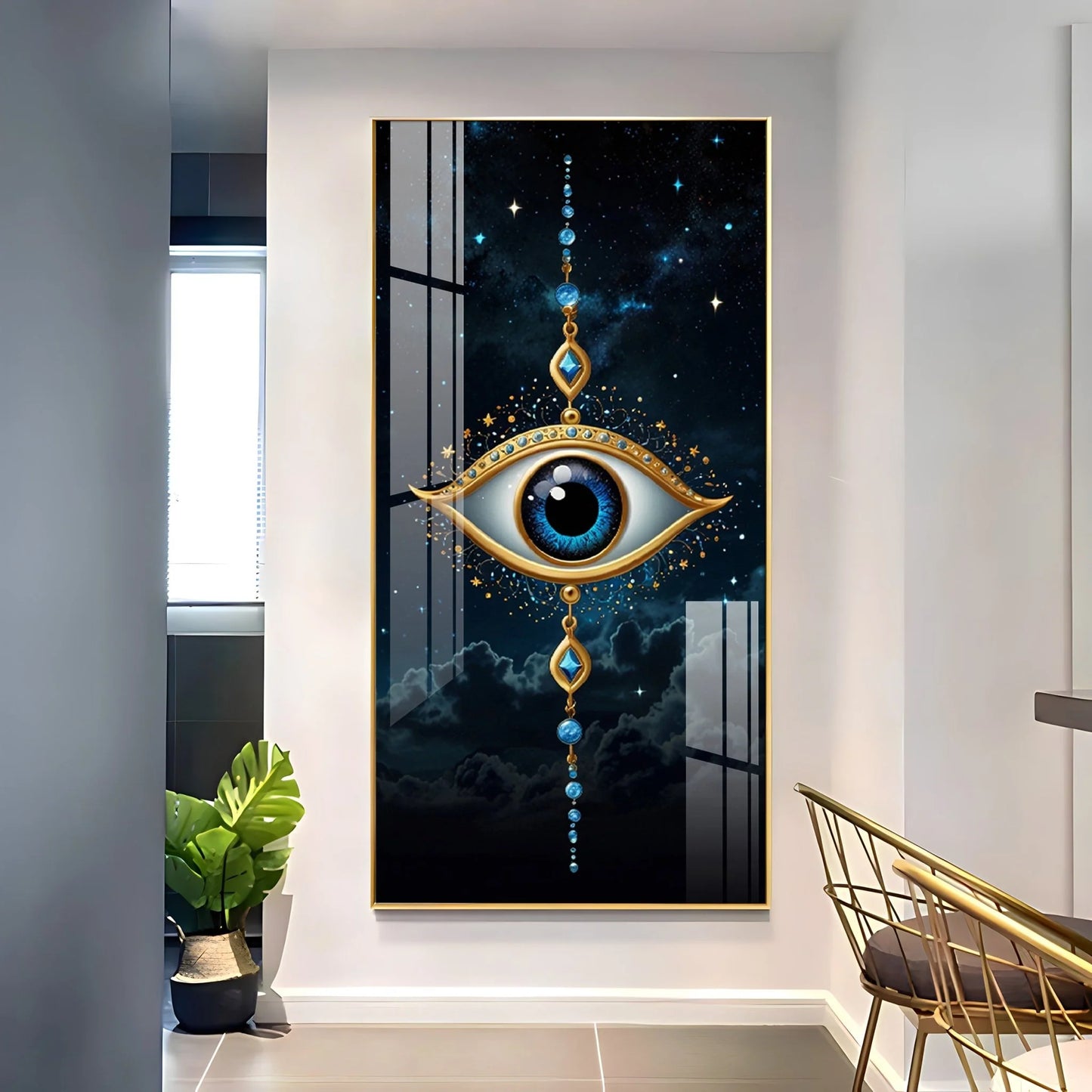 Eye of Perception Premium Acrylic Vertical Wall Art