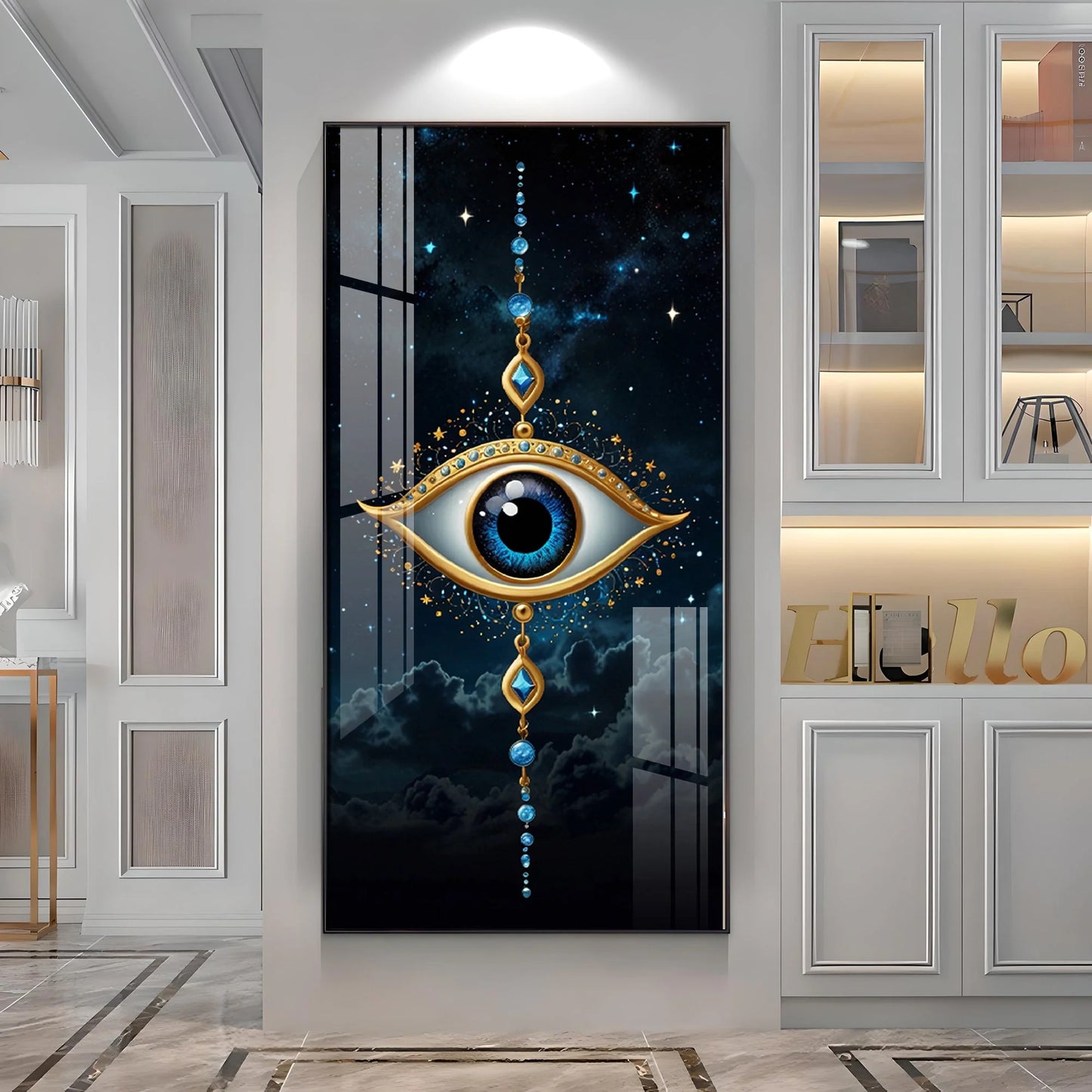 Eye of Perception Premium Acrylic Vertical Wall Art