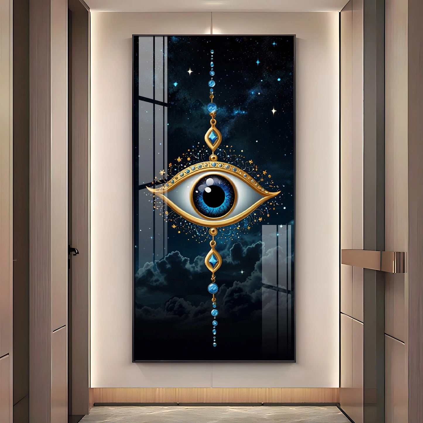 Eye of Perception Premium Acrylic Vertical Wall Art