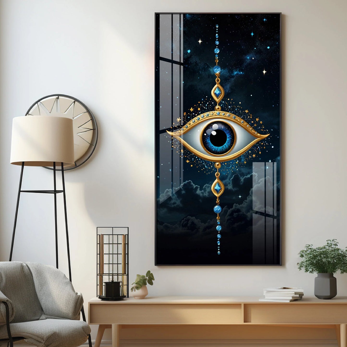 Eye of Perception Premium Acrylic Vertical Wall Art