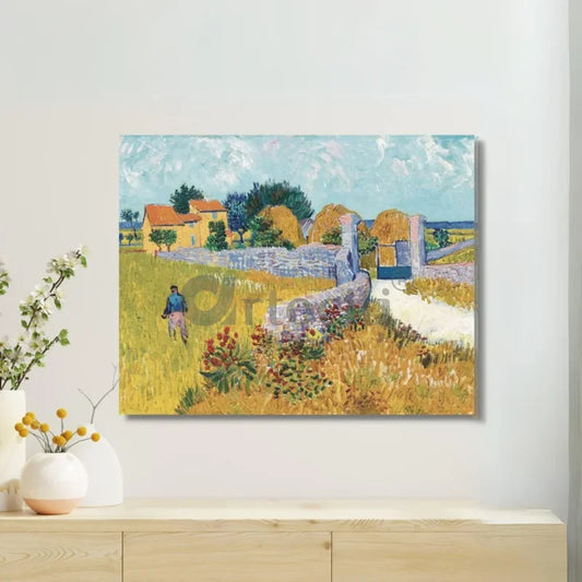 Farmhouse in Provence by Van Gogh Large Canvas Painting