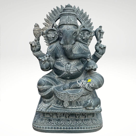 Ganapathi Stone Statue 2ft
