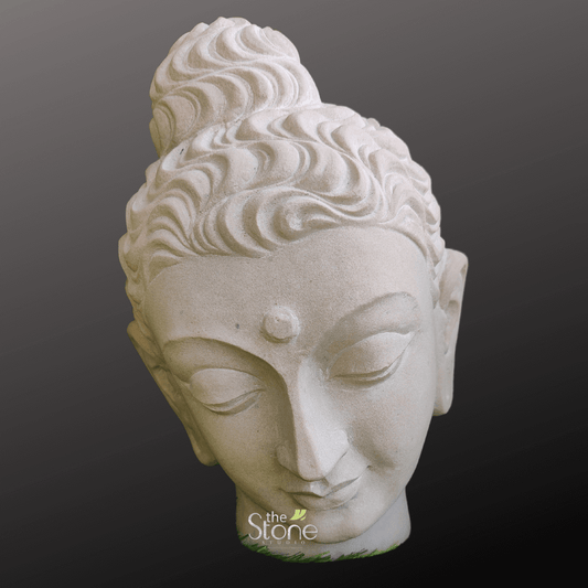 Gandhara Buddha Head 10″